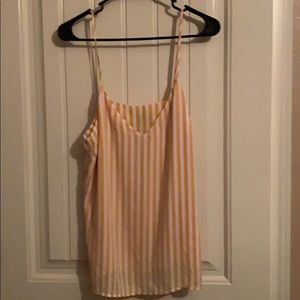Mustard striped tank